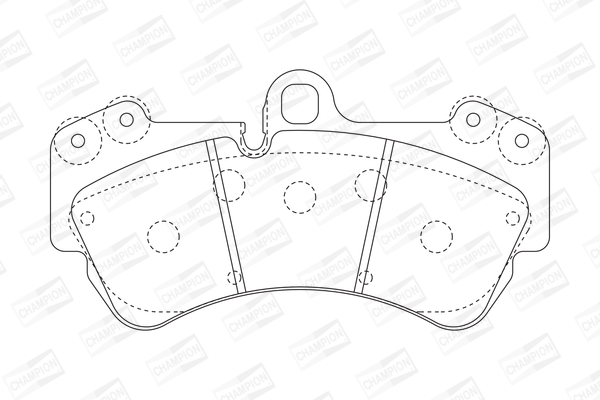 Колодки гальмівні (передні) Porsche Cayenne 02-10/VW Touareg 02-18/MB G-class (W463) 18-