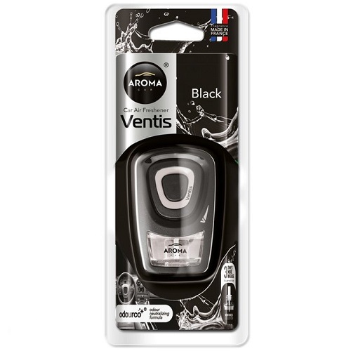 AROMA  Ароматизатор Aroma Car Ventis - BLACK (12шт.)