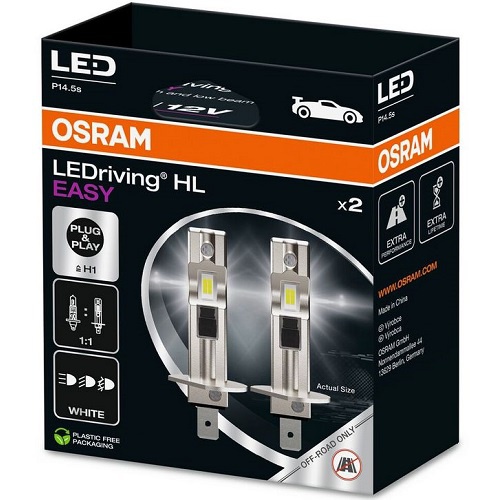 Лампа світлодіодна LED H1 LEDriving HL EASY 12V 6500К (комплект 2 шт.) (вир-во OSRAM)