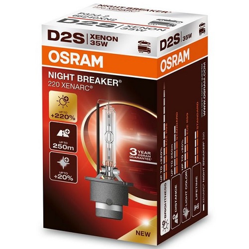 ЛАМПА D2S 85V 35W P32d-2 NIGHT BREAKER 220 XENARC