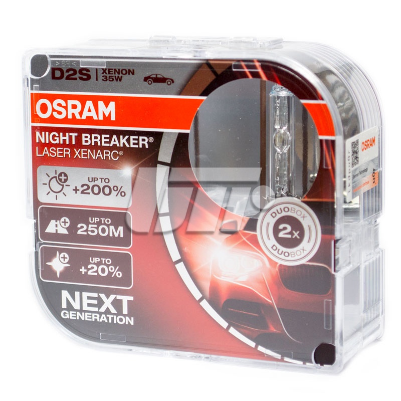 Лампа ксенонова D2S XENARC NIGHT BREAKER LASER Next Gen 35Вт, PK32d-2 (+220) компл.