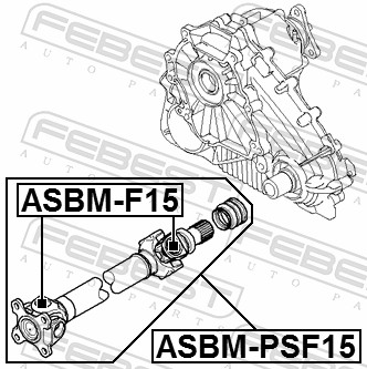 Вал карданний BMW X5 E70 2006-2013 [ECE] 