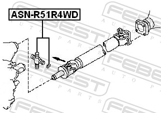 ASNR51R4WD FEBEST