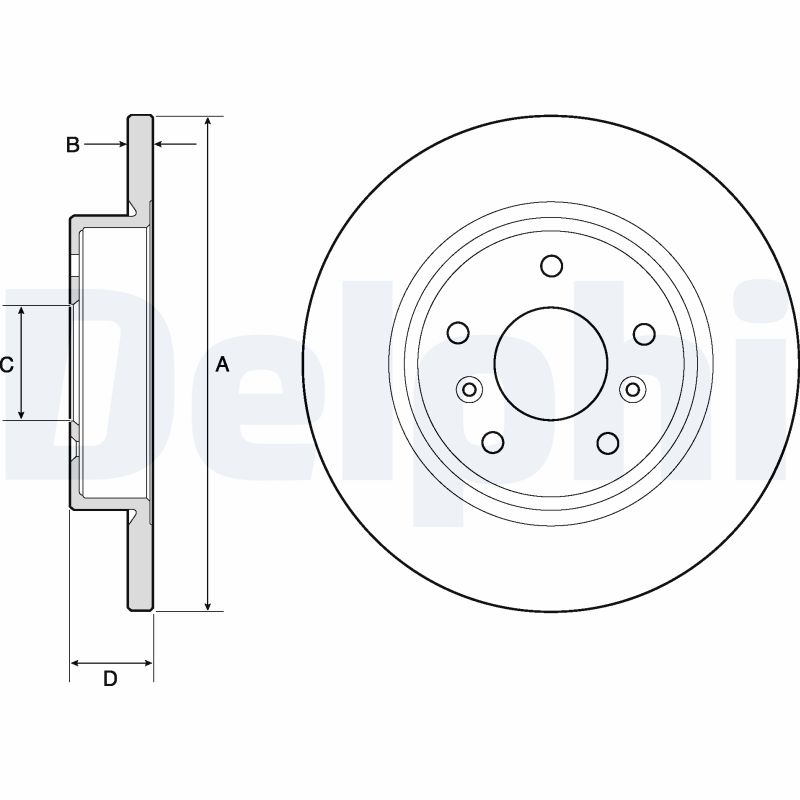 Диск тормозной (задний) Nissan Qashqai II/ Renault Kadjar 13- (290x13) PRO