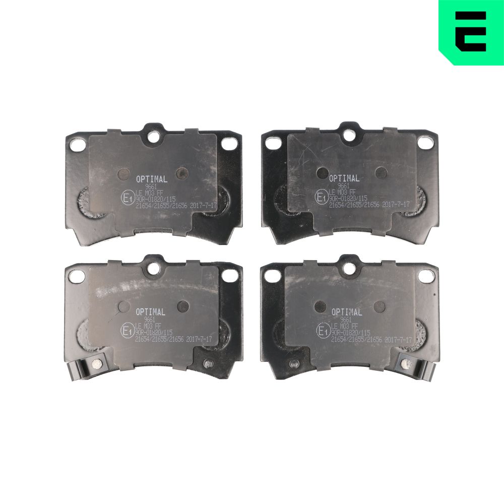 Колодки гальмiвні (передні) Kia Rio 00-05/Mazda 323 89-98/121 II 90-96