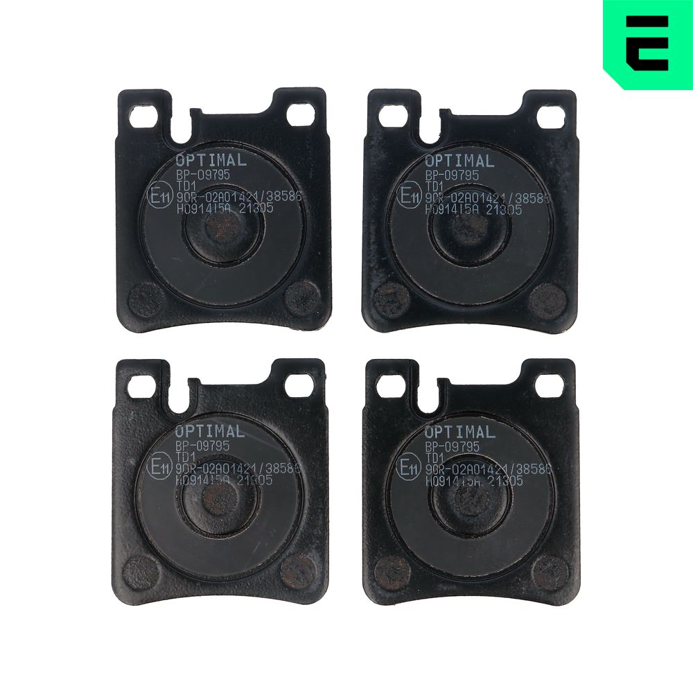 Колодки тормозные (задние) MB C-class (W202/W203)/E-class (W124/W210)/S-class (W140/W220) 91-07/SLK