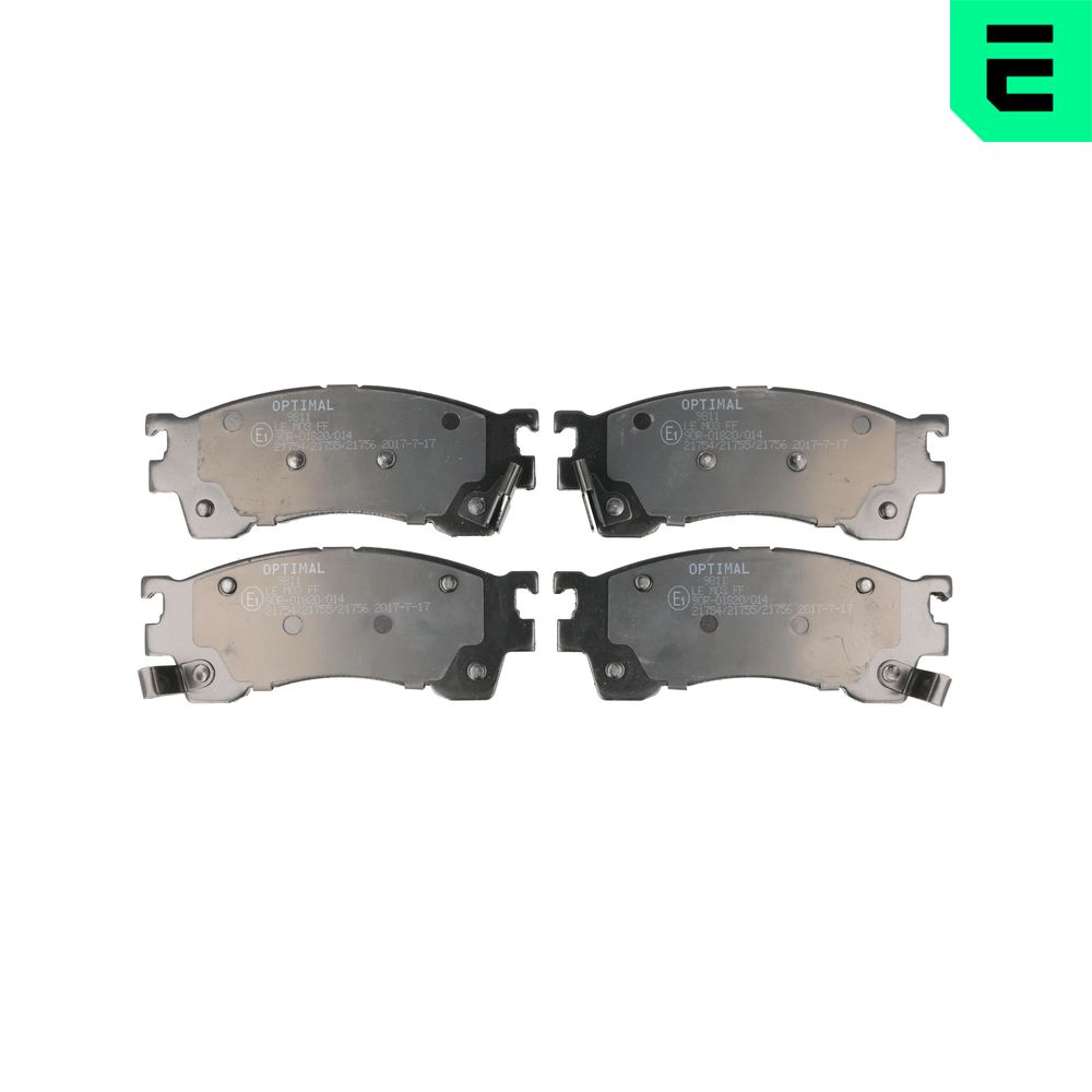 Колодки гальмiвні (передні) Mazda 626 IV/V 91-02/MX-6 92-97/Ford USA Probe 93-98