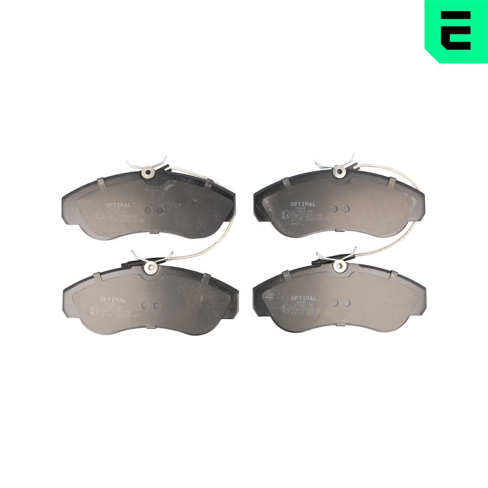 Колодки тормозные (передние) Citroen Jumper 94-/Fiat Ducato/Peugeot Boxer 94-02 R16 (+датчики)