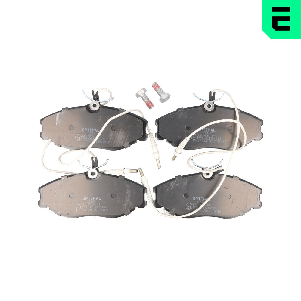 Колодки гальмівні (передні) citroen xsara 98-05/peugeot 306 96-01/406 95-04/607 00-11 (+датчики)