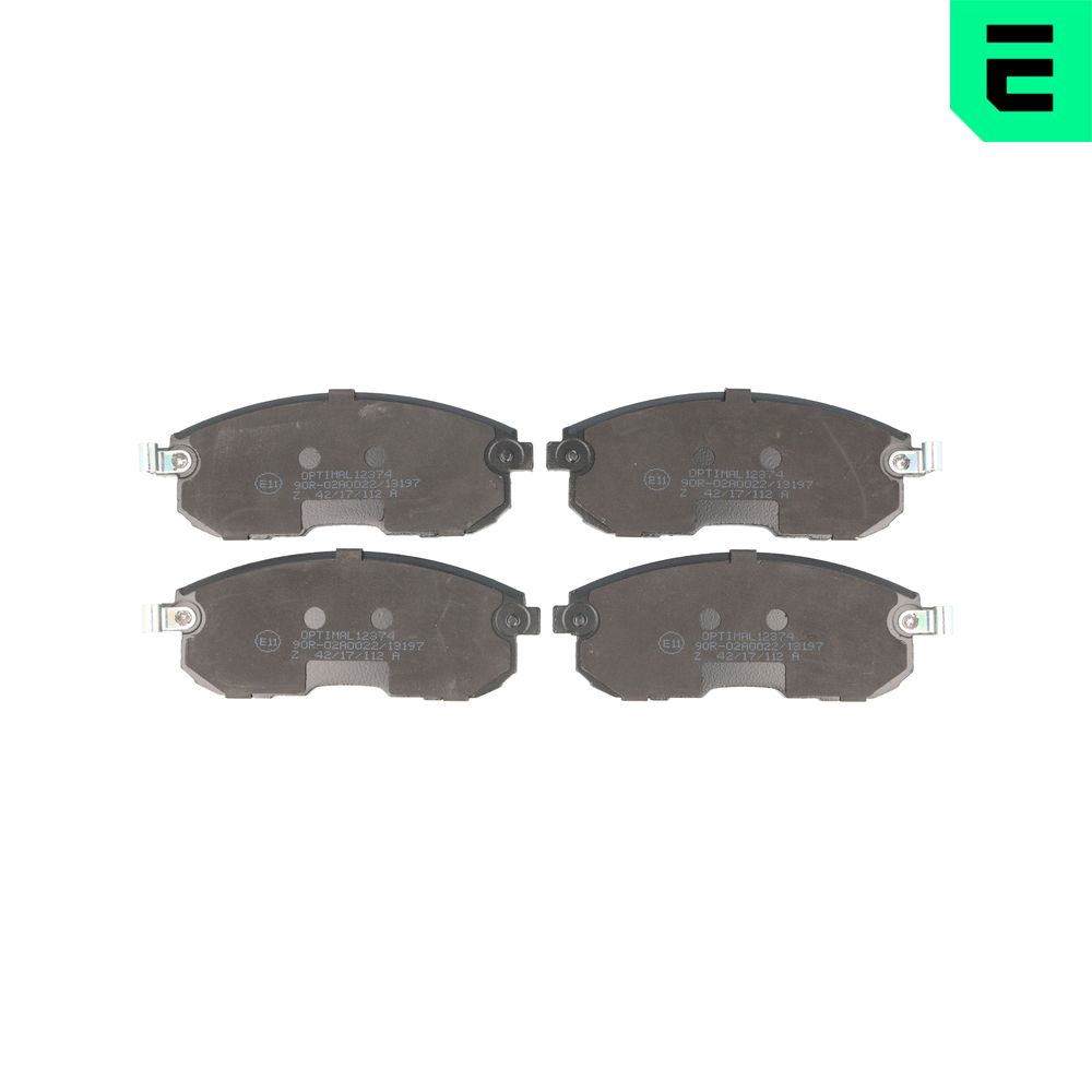 Колодки гальмiвні (передні) Renault Latitude/Nissan Juke/Cube 09-/Tiida 07-12/Suzuki SX4 06-