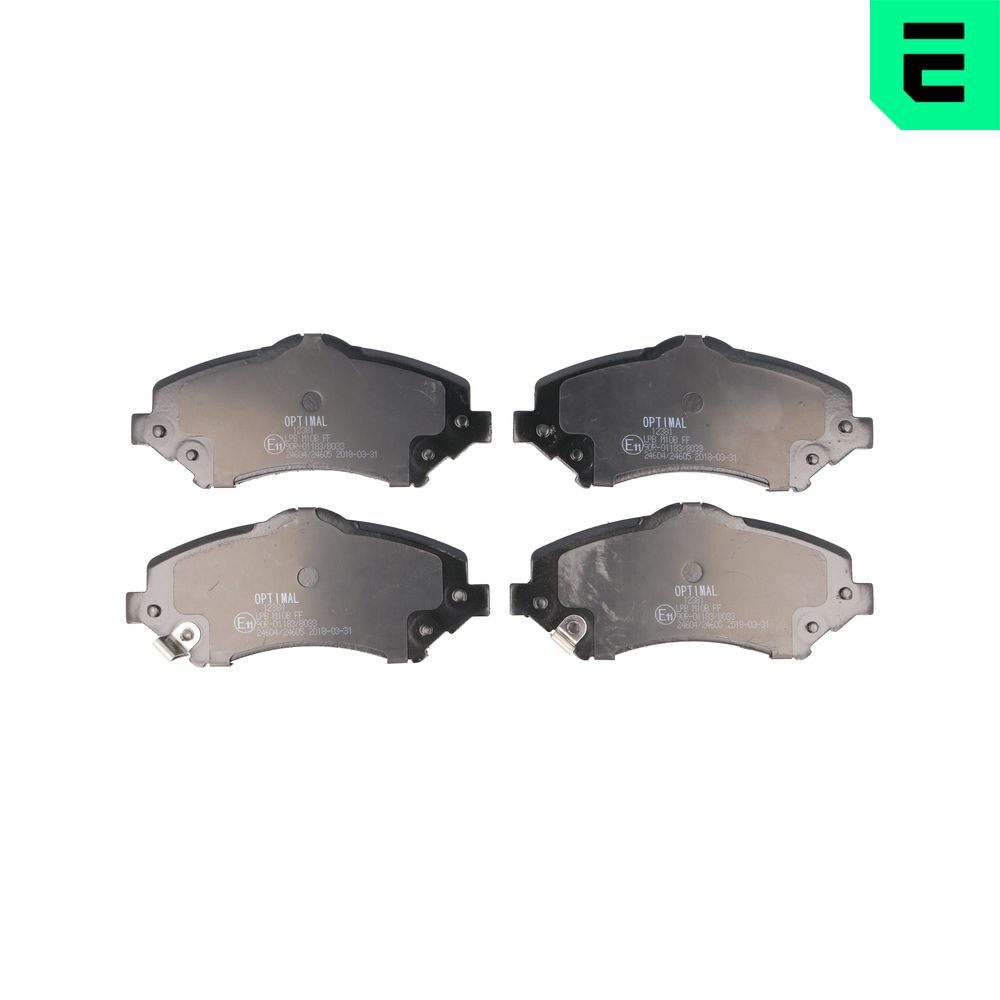 Колодки гальмiвні (передні) Chrysler Grand Voyager/Dodge Caravan/Journey/Jeep Cherokee/Compass 07-