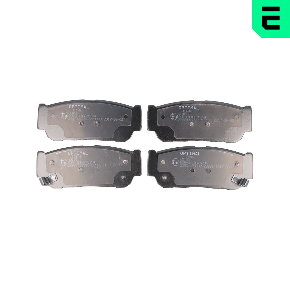 Колодки тормозные (задние) Kia Cee'd 06-12/Sorento 02-/Carnival 05-/Ssangyong Rexton 02-/Kyron 05-