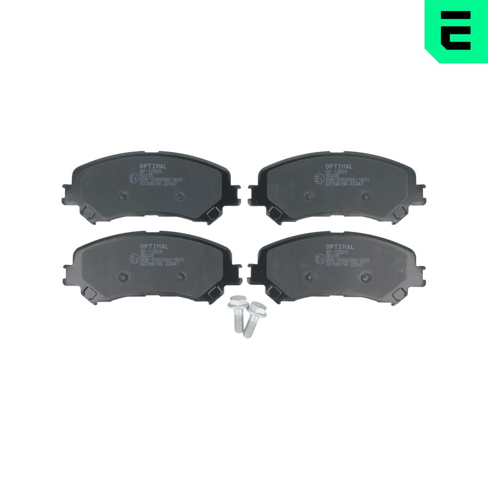 Колодки гальмівні (передні) Renault Espace V/Megane IV 15- (Akebono)