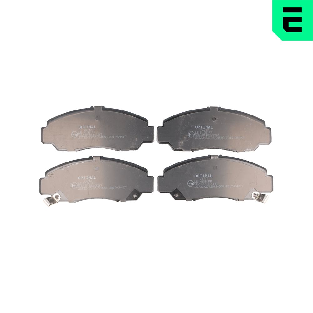 Колодки тормозные (передние) honda civic viii/ix 06-/fr-v 04-/accord vii/viii 03-