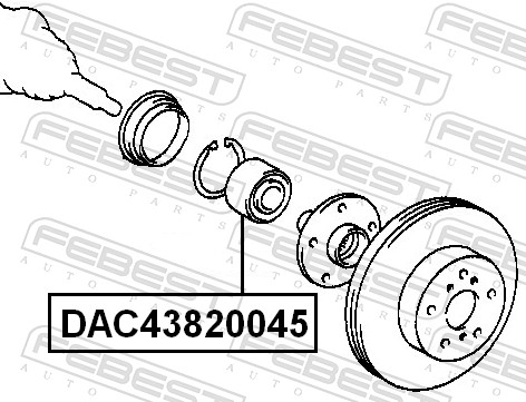 DAC43820045 FEBEST