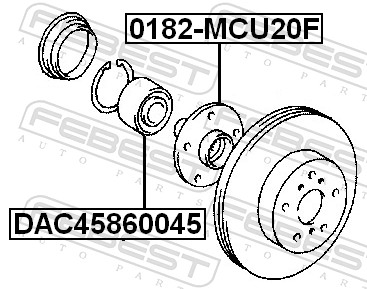 DAC45860045 FEBEST