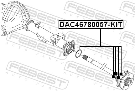 DAC46780057KIT FEBEST