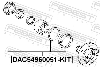 DAC54960051KIT FEBEST