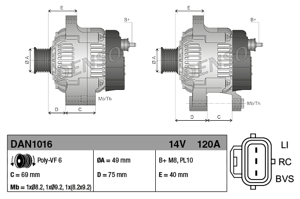 DAN1016 DENSO