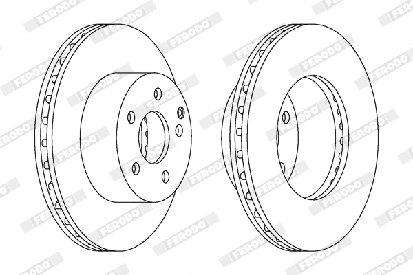 Диск тормозной (передний) Toyota Auris 07-13/ Corolla 06- (273x26) PRO