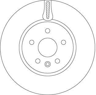 Диск тормозной (передний) Opel Astra K 15- (300x26) R16 PRO
