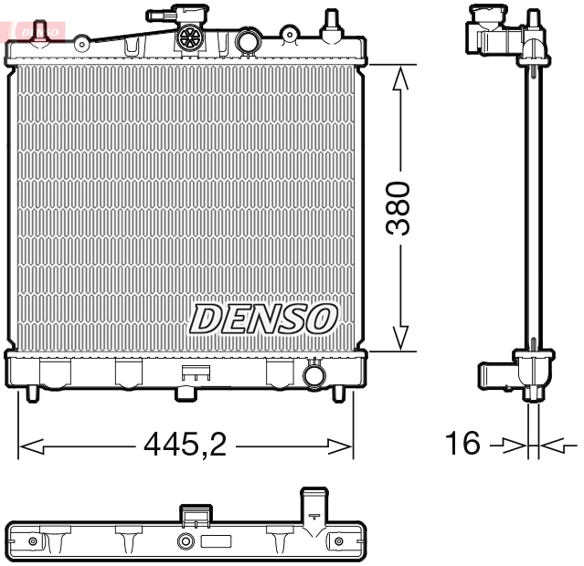 Радіатор NISSAN Note 2006 - 2012