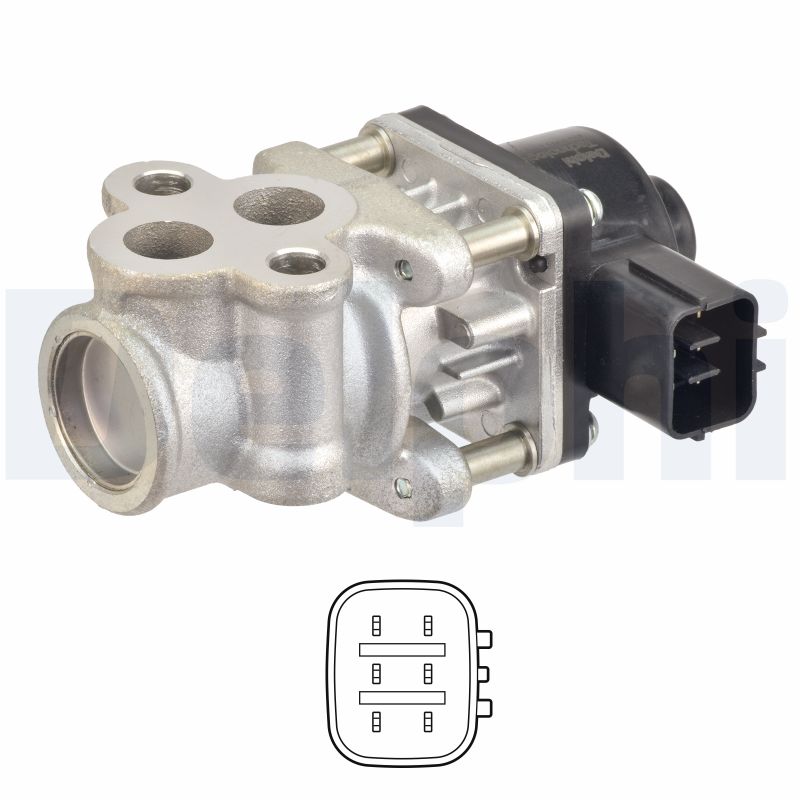Клапан EGR MAZDA 3, 6, 6/KOMBI, CX-5, MX-5 II  OPEL AGILA B  SUZUKI ALTO VII, SPLASH, SWIFT IV 1.0-2.2D 05.98-