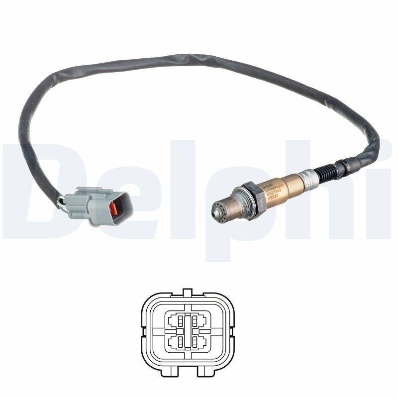Лямбда-зонд (кількість дротів 4, 701мм) HYUNDAI IX20  KIA VENGA 1.4/1.4LPG/1.6 02.10-07.19