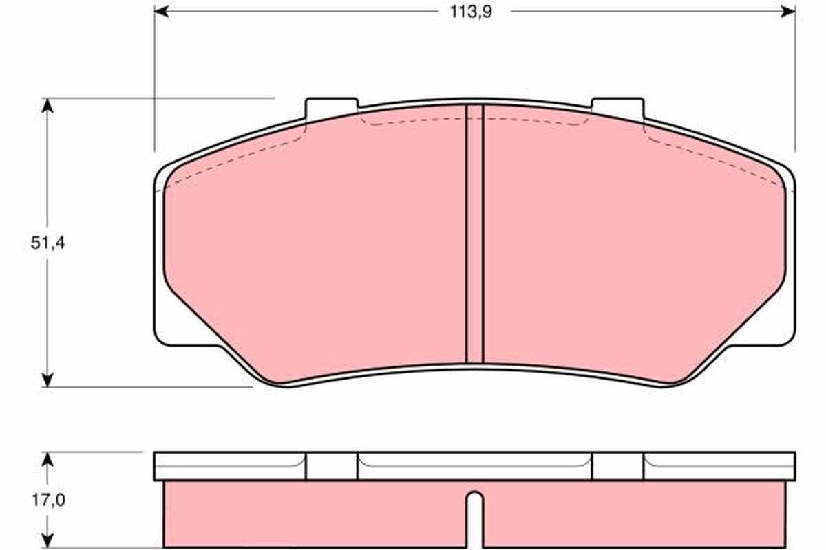 Гальмівні колодки дискові UMM - VOLVO Alter T/740/740 Estate/Combi/760/760 Estate/Combi/78