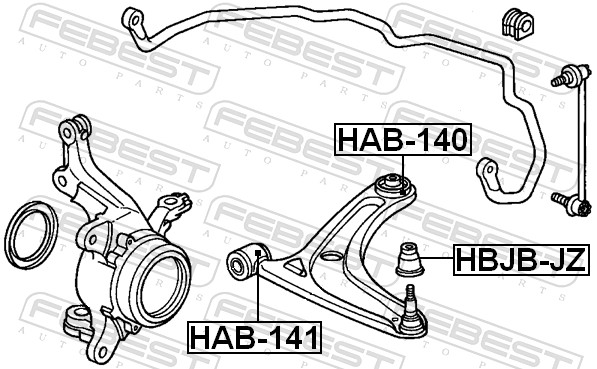 HAB140 FEBEST