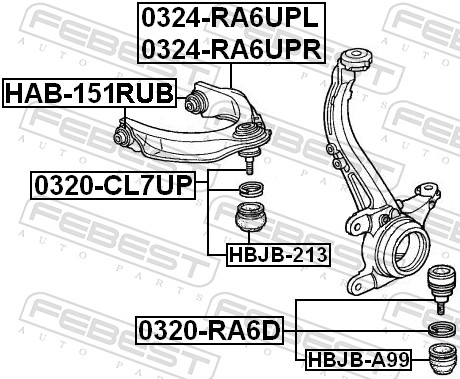 HAB151RUB FEBEST