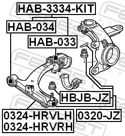HAB3334KIT FEBEST