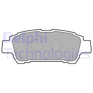 Тормозные колодки дисковые TOYOTA Previa/Avensis Verso "R "00-05