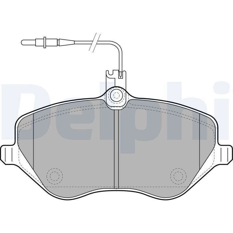 Гальмівні колодки дискові CITROEN/PEUGEOT C5/C6/607/407 "F "04>>