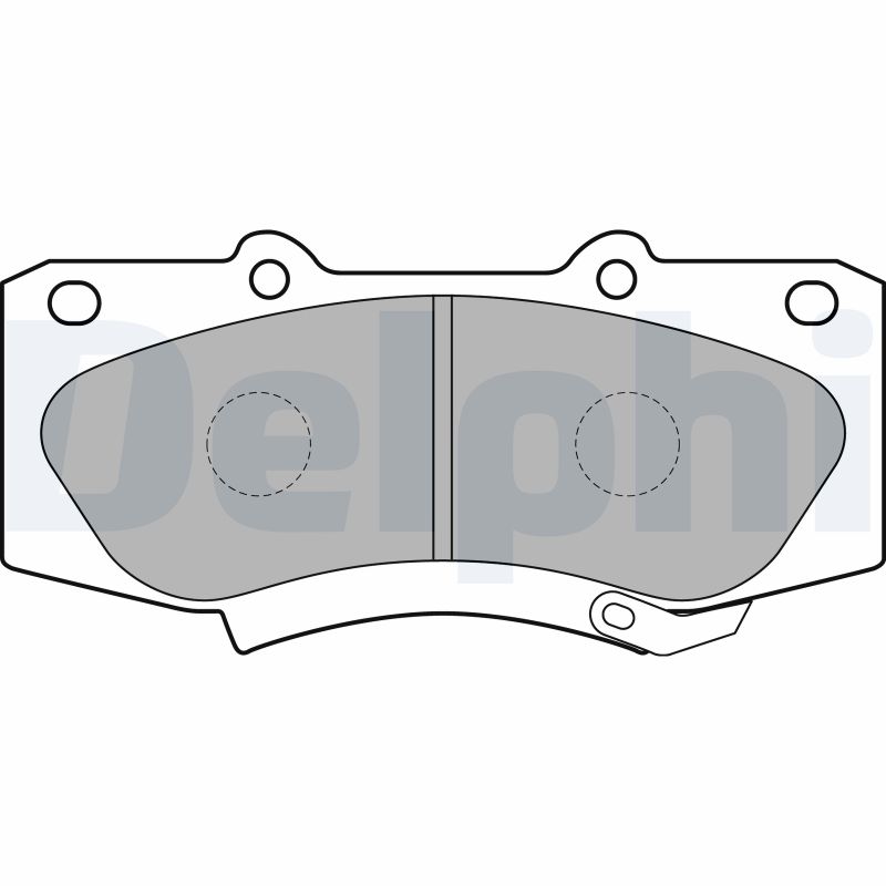 Тормозные колодки дисковые TOYOTA Hilux/Fortuner "F "07>>