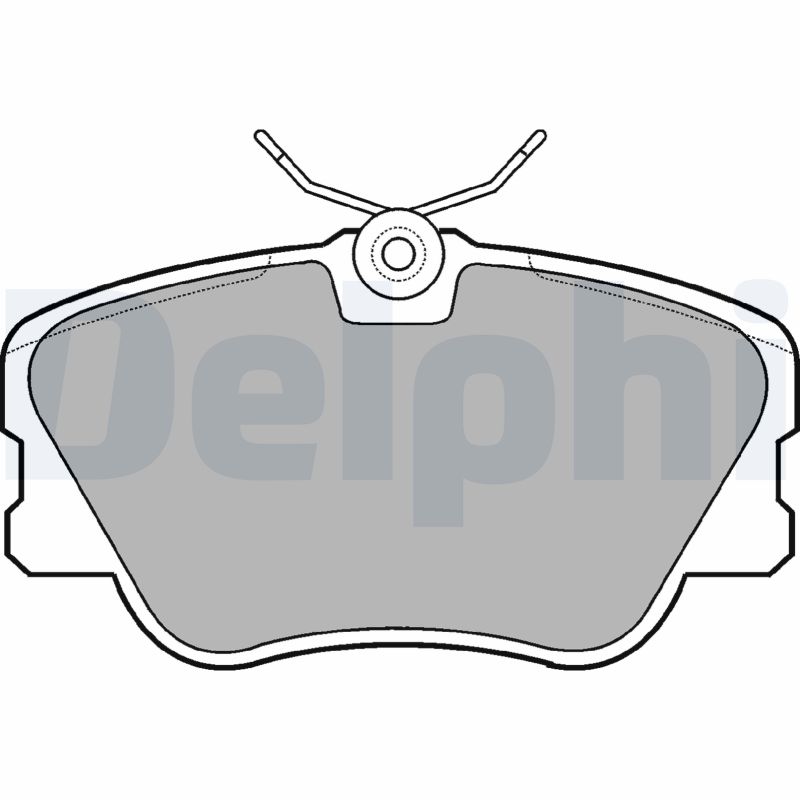Гальмівні колодки дискові MERCEDES 190(W201)/200(W124)E(W124) "F "84-95