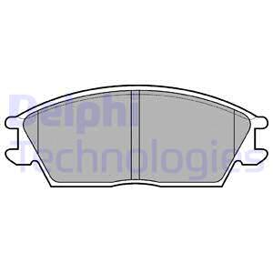 Гальмівні колодки дискові HYUNDAI Eccent/Lantra/Exel/Pony "90-99