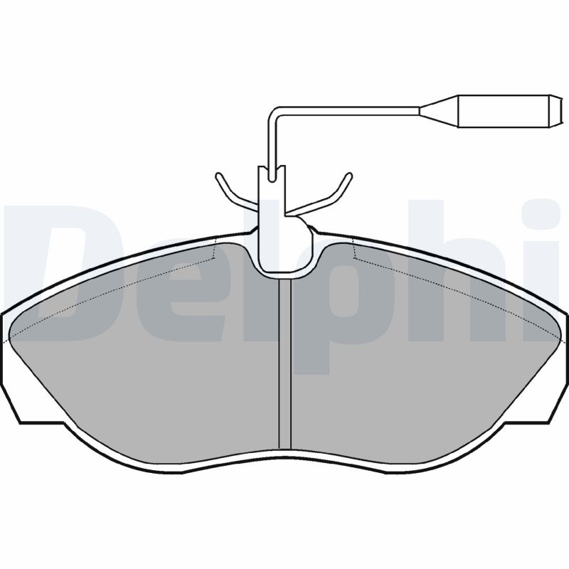 Гальмівні колодки дискові CITROEN/PEUGEOT/FIAT Jumper/Relay/Boxer/Ducato "F "94-06