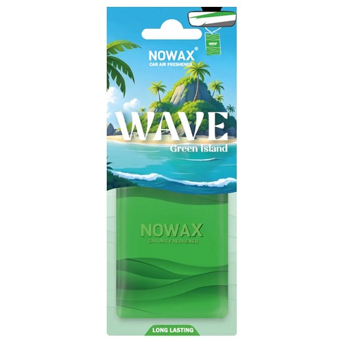 Nowax Ароматизатор повітря пластиковий серія _Wave_ - Green Island