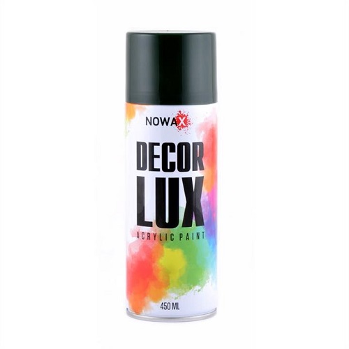 NOWAX  Акрилова фарба в спреї  DECOR LUX  6005 Зелений мох  450ml