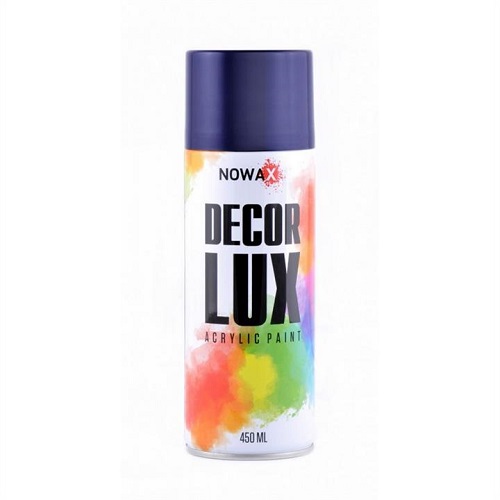 NOWAX  Акрилова фарба в спреї  DECOR LUX  5010 Темно Синій  450ml