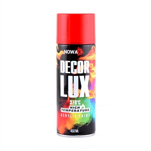 Краска высокотемпературная 370 (красная) (3000) DECOR LUX Nowax