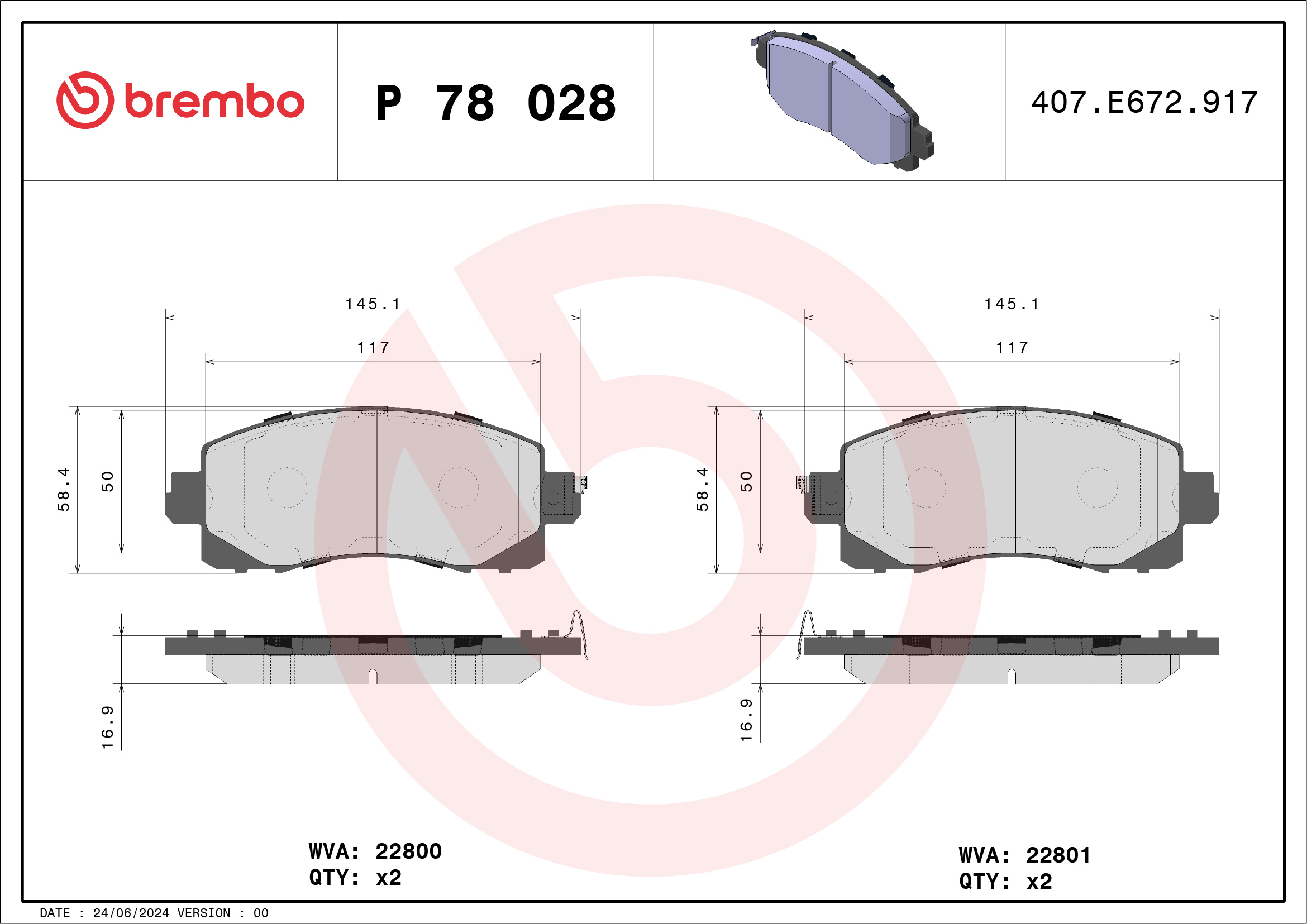 P78028 BREMBO