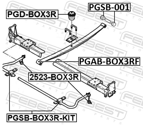 PGSBBOX3RKIT FEBEST