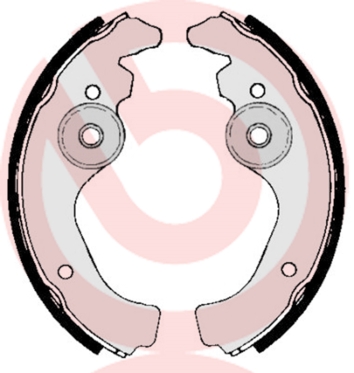 Гальмівні колодки барабанні