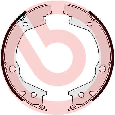 Гальмівні колодки барабанні
