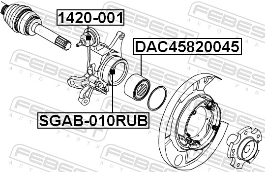 SGAB010RUB FEBEST