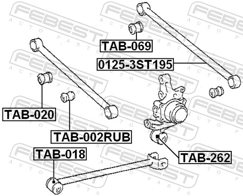 TAB002RUB FEBEST