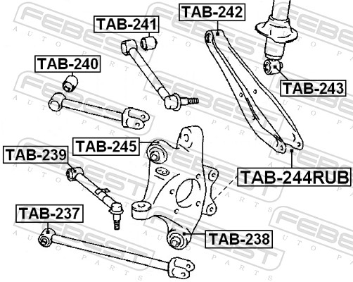 TAB244RUB FEBEST