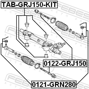 TABGRJ150KIT FEBEST
